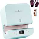 HTVRONT Auto Tumbler Heat Press Machine - Mug Heat Press Heat Up Fast & Even, Professional Tumbler Press High-Security for 2.95-3.18inch Sublimation Tumblers, Cups, Glasses and Mugs (Blue)