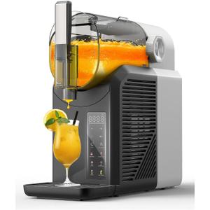 Slushie Machine, Frozen Drink and Slushy Maker for Home with 6 Preset Programs, 68 oz Slushie Maker with Self-Cleaning, 4 Hours Freshness, Frozen Margaritas, Frapps, Milkshake Silver