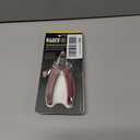 2 x Klein Tools D275-5 Diagonal Flush Cutters, Made in USA, Micro Wire & Compact Zip Tie Cutter, Ultra-Slim Precision Flush Cutter for Work in Confined Areas, 5-Inch