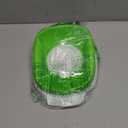 Kitchen Gizmo Collapsible Rice Strainer - Silicone Rice Washer Strainer Bowl - BPA Free - Space Saving Design - Lightweight and Easy to Clean - 9.1 x 7.1in High - Green/Grey