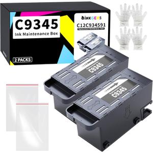 C9345 Ink Maintenance Box 2 Set Tank for ET-8550 ET-16600 ET-5850 ET-5800 ET-16650 ET-8500 WF-7840 WF-7820 ET-5880 WF-7310 ST-C8000 ST-C8090 Printer (PXMB9/C12C934591)