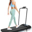 Walking Pad Treadmill, Portable Small Treadmills for Home & Office, 2.5HP Low Noise Treadmill with Remote Control, Compact Design
