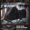 Bike Cover Waterproof Outdoor 600D Heavy Duty Bicycle Covers for 1/2/3 Bikes UV Rain Dust Snow Protection Fits Road, Mountain, Cruiser, Ebike & Electric Bikes