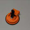 Floor Gap Fixer Tool, Heavy Duty Laminate Flooring Repair Tool with Enhanced Vacuum Suction Cup, Professional Plank Puller for Vinyl Plank Wood Tile Hardwood Floor Gaps (Orange)