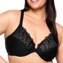 Glamorise Womens Front-Close T-Back Wonderwire Underwire #1246, Size 42F