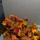 CQURE 8 Pack Fall Leaf Garland, Hanging Fall Vines Autumn Garland Artificial Maple Fall Leaves Thanksgiving Decor for Home Wedding Fireplace Party (47.2Ft)