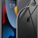 JETech Case for iPad 9/8/7 (10.2-Inch, 2021/2020/2019 Model, 9th/8th/7th Generation), Soft TPU Transparent Slim Shockproof Tablet Cover (Black)