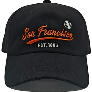 Cap Hat Classic Vintage Embroidered Hat Cap for Men Women Teenager Cap Adjustable (Medium, San Francisco G)