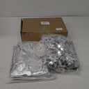 Amazon.com : Sliver Sequin Party Backdrop Curtain: 8.8x8FT Glitter Photo Backdrop Drapes - DIY Bow Birthday Disco Party Wedding Decorations : Electronics