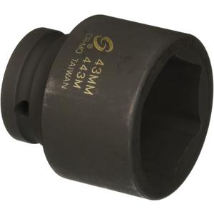 SUNEX TOOLS 443M 3/4-Inch Drive Standard 6 Point Metric Impact Socket, 43-Mm SUNEX TOOLS 443M 3/4-Inch Drive Standard 6 Point Metric Impact Socket, 43-Mm