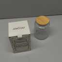 ANSQU Vintage Glass Jar with Lid, 23.7oz Airtight Glass Storage Canister Glass Food Storage Containers for Kitchen Counter, Pantry, Decorative Jar for Coffee, Tea, Sugar, Easter. Candy Cute Jar