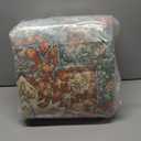 Topllen Washable Area Rug - Area Rug 6'x9' Boho Soft Living Room Rug, Non-Slip Large Area Rugs Indoor for Dining Room Livingroom Bedroom, Vintage Rug (Rust, 6x9ft)