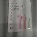 COOLJOB 3 Pairs Colorful Household Gloves with Cotton Liner & Non-slip Grip, Water Resistant Reusable Dish Washing Rubber Gloves for Kitchen & Bathroom Cleaning, Medium (Assorted Colors)