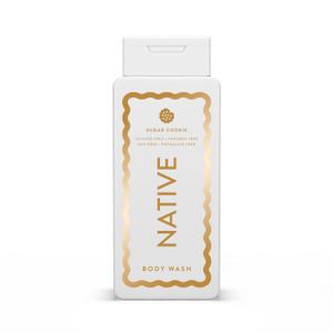 Native Body Wash, Holiday Edition, Sugar Cookie Scent, Contains Naturally Derived Ingredients | For Women & Men, Sulfate, Paraben, & Dye Free Leaving Skin Soft and Hydrated | 18 oz