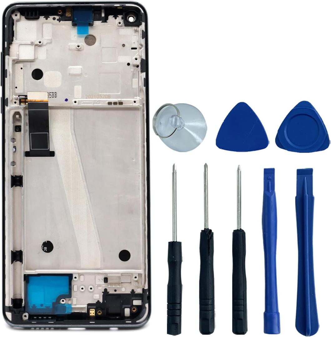 for Motorola Moto G Stylus 5G XT2131 XT2131-1 XT2131-3 XT2131-4 LCD Display Touch Screen Digitizer Assembly Frame Replacement Green6.8"