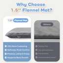 1.5" Thick Baby Play Mat for Floor 39x59 Soft Foam Mats, Dark Grey