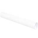 Tape Logic TLP3020W Mailing Tubes with Caps, 3" x 20", White (Pack of 24)
