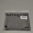 RUNNING GIRL Womens Ribbed V Crossover High Waist Yoga Pants Flare Leggings for Women with Side Pockets (Green, M)