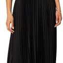 LASPIA Women's Pleated Dress Formal Adjustable Spaghetti Strap Maxi Solid Bridesmaid Evening Party Dresses M-L