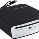 USB External Car Universal CD Player USB Connection Portable CD Player for Car Android Navigation/TV/MacBook pro/Laptops Desktops with Plug and Play