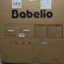 Babelio Baby Gate for Stairs, Kitchen & Doorways, No Bottom Bar| One-Handed Operation| Auto-Close| Hardware Mount (Drill Needed) Safety Dog/Pet Gate (Black - B17, 26-43" W, 28" H)