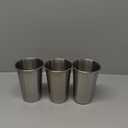 4Pack 16 oz Stainless Steel Pint Cups,Stainless Steel Cup,Pint Cup Tumblerwater Tumbler,Stackable,Reusable,BPA Free, (4)