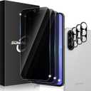 3+3 Pack for Samsung Galaxy A36 5G Privacy Screen Protector & Phone Camera Lens Protector 9H Tempered Glass Cell Phone Protector Camera Case (Galaxy A36 Privacy)