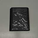 Small Photo Album 4x6 Photo 36 Pockets Plastic Customizable Cover, Mini Portable Photo Book 4x6 Pictures for Wedding Family and Travel (Black) (1 Pack)