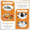 Party Wedding Table Setting Food Warmer Golden Fancy Elegant Cheffing Dishes with Hanging Lid Gold Chaffing Dishes (Gold, 8QT)