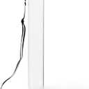 Clear Poster Tube with Strap for Concerts & Festivals, Wide-Diameter Polycarbonate, 3.75" Inner Diameter, 25" Length, Holds 5+ Prints