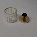 ANWIO Mini Crystal Semi Flush Mount Ceiling Light Fixture, Gold Chandelier Hallway Light for Foyer Entryway Walk-in Closet, Fit E26 Base Bulbs, 1-Light, 5.3inch