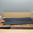 Furologee 5-Tier Bookshelf, Tall Bookcase with 2 Storage Drawers, Adjustable Industrial Display Standing Shelf Units, Wood and Metal Storage Rack for Living Room, Bedroom, Home Office Rustic Brown