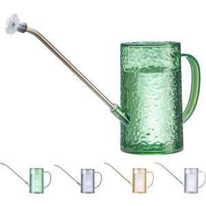 Small Watering Can for Indoor Plants - 34oz Leakproof Lightweight Pot with Long Spout & Bonus Shower Head, Indoor Watering Can for House Plants in Sage Green