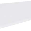 M-D Building Products 4-Inch x 4-Feet Dry Back Vinyl Wall Base, Flexible Dry Back Vinyl Trim with Toe - Easy Install Molding Trim for Floors and Baseboards, White (75317)