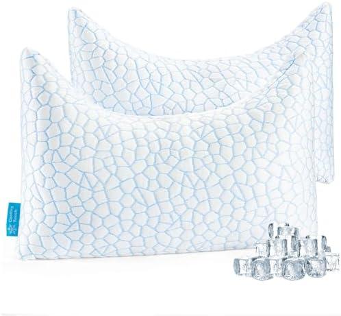 QUTOOL Double Sided Cooling Pillow for Side and Back Sleepers