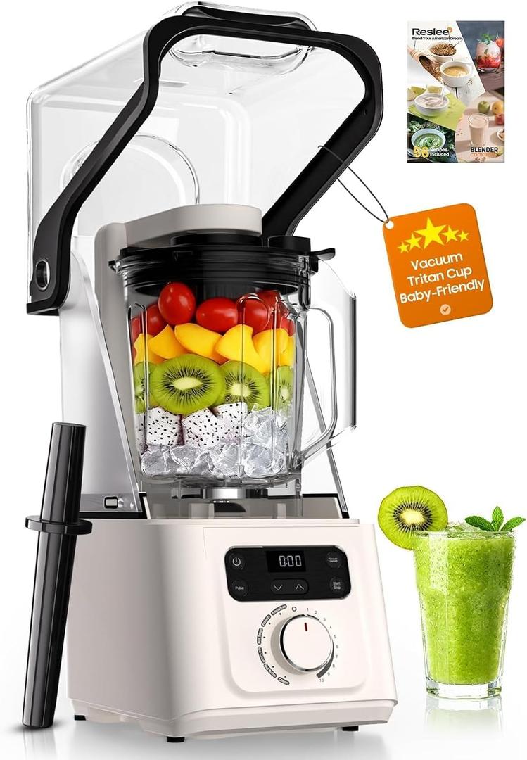 Professional Commercial Vacuum Blender, Freshness Locked In by Vacuum Technology, 2026 Upgraded 3000W/4HP Peak Power, 72oz Eastman Tritan Cup, Milkshake, Smoothie, Nut Milk, Hot Soup, NSF Certified
