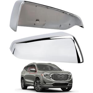 Passenger Side Mirror Cover Replacement for Chevrolet Equinox 2018 2019 2020 2021 2022 2023, for GMC Terrain 2018-2023 - Right Side Mirror Covers, Rear View Mirrors Cap Accessories Chrome