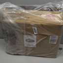 Famiware Milkyway Plates and Bowls Set, 12 Pieces Dinnerware Sets, Dishes Set for 4, Cinnamon Brown