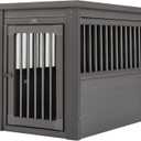 New Age Pet ecoFLEX Pet Crate/End Table, Small, Grey, Model:EHHC405S