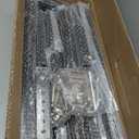 Air Conditioner Security Cage,30-48 inch air-Conditioned Safety cage Support Adjustable Height and Width, Steel air Conditioning cage with Anti-Theft Screws (Reinforced)