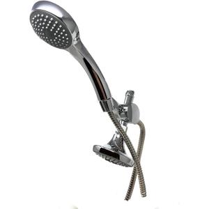 Handheld Showerhead & Rain Shower Combo. Dual 2 in 1 Shower Head System with Stainless Steel Hose, 3-way Water Diverter in All-Chrome Finish MADOL [2714]