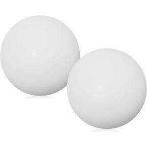 OUTOSS-Pallino for Bocce Ball Game,Boule Game,Jack for Petanque Game,Size-40mm(1.57In.),White-2 Packs