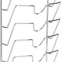 Jiallo Wall Door Mounted Pot Lid Rack With Chrome Finish WU1071 (11" x 17" x 4") 12 pack