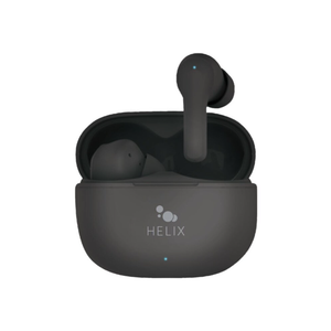 Helix True Wireless Earbuds With Portable Charging Case - Black
