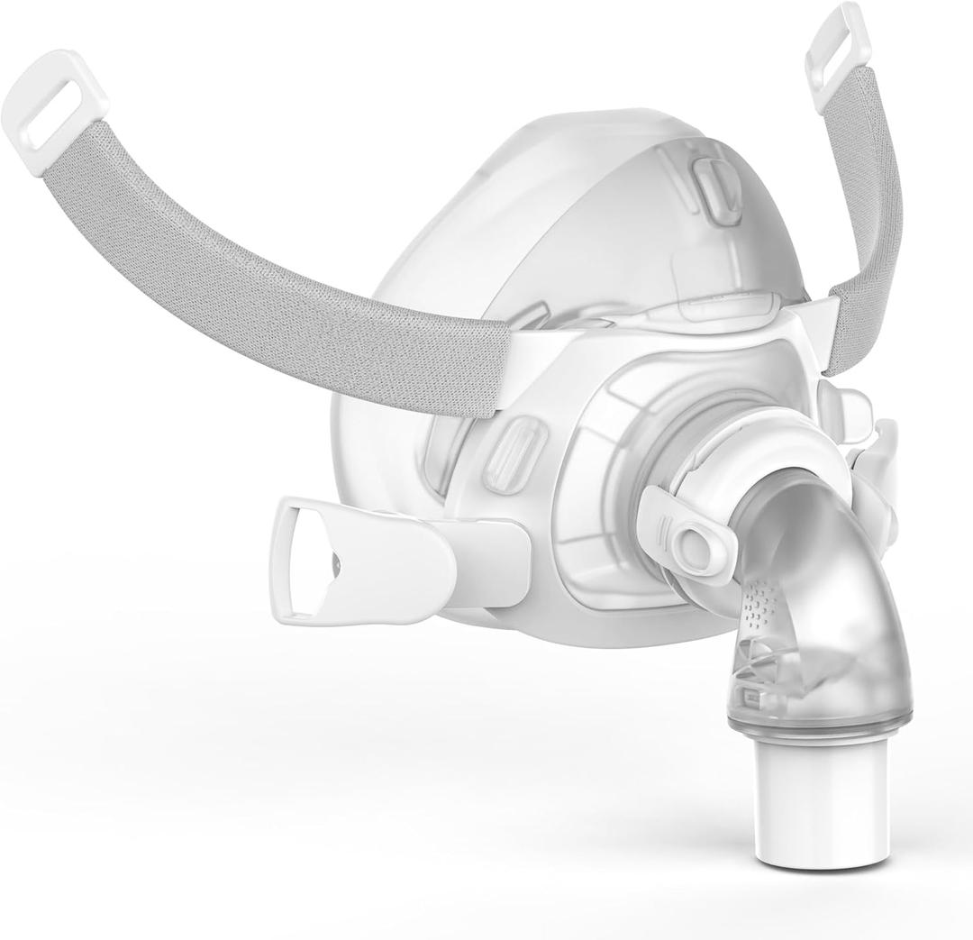 Replacement Frame System for AirFit F40 (M/XM), Advanced Liquid Silicone Cushion with Quiet Elbow, Lighter Frame, Soft & Comfortable, CPAP Supplies, Masks Accessories, Without Headgear (Large)