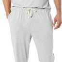 Amazon Essentials Men's Cotton Modal T-Shirt and Full-Length Bottom Pajama Set (Large)