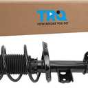 TRQ Front Left Strut and Spring Assembly Coil Spring Compatible with 2014-2018 Mercedes-Benz CLA250, SCA28973