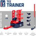 Franklin Sports PGA Tour Kids Golf Tee Trainer Toy - Plastic Youth Golf Set with Automatic Ball Feeder - Includes (1) Righty + Lefty Adjustable Club, (15) Balls, and (1) Tee - Ages 3+