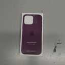 Apple iPhone 16 Pro Max Silicone Case with MagSafe and Camera Control: Lightweight Phone Case, Wireless Charging Compatible, Smooth Matte Finish; Plum