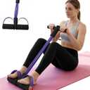 Pedal Resistance Bands with Handles, Multifunction Tension Rope for Arm, Leg, Waist and Shoulder Training
